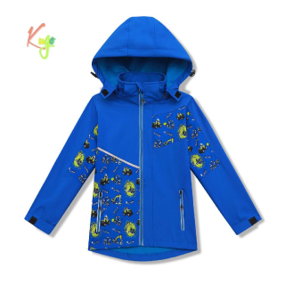 Chlapecká softshellová bunda nezateplená Kugo HK5658 modrá